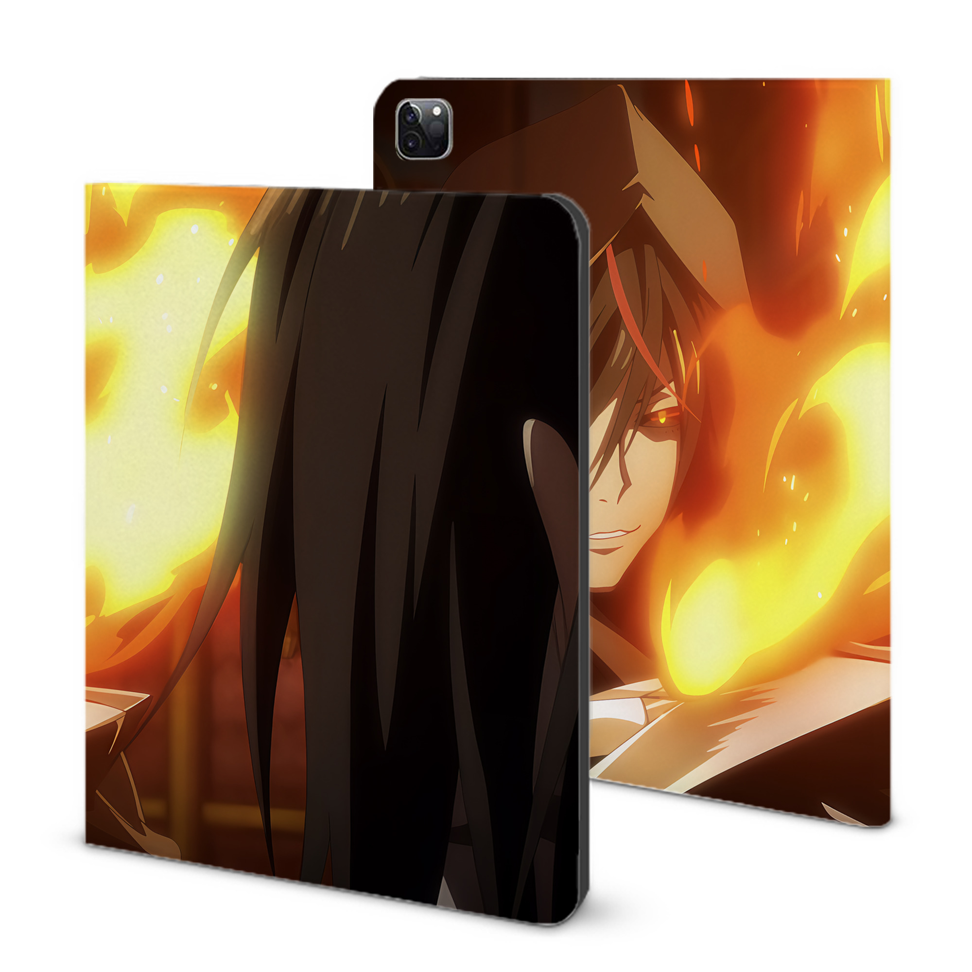 （画像用） 転スラ Regarding Reincarnated to Slime IPad ケース ブック型 PUレザー TPU 耐衝撃 軽量 薄型 ペン収納なし 全面保護 IPad 各モデル対応